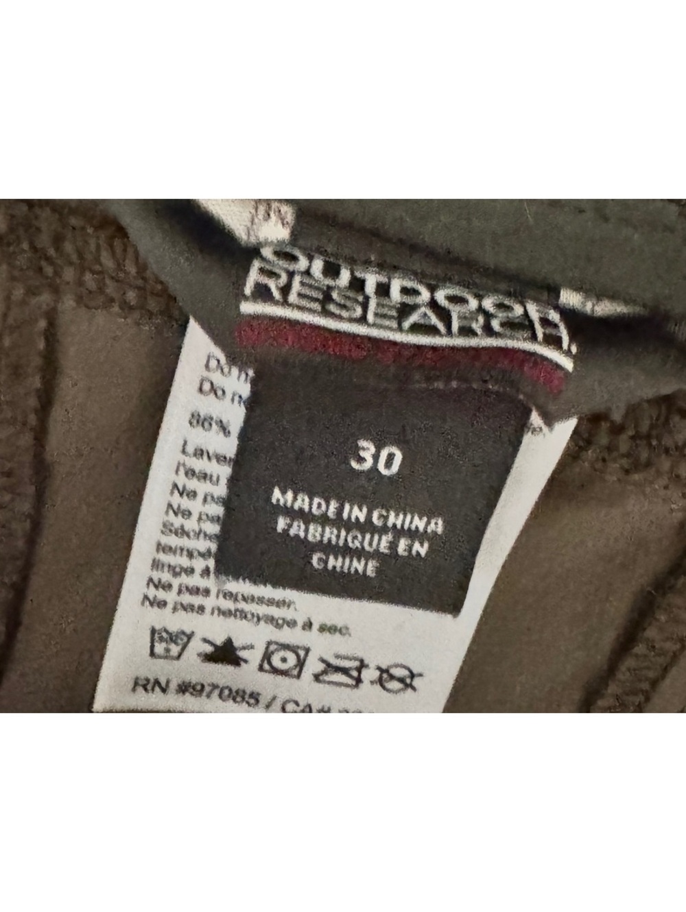 Outdoor Research women’s Technical cropped Pants Size 30 Olive Green - Picture 4 of 5